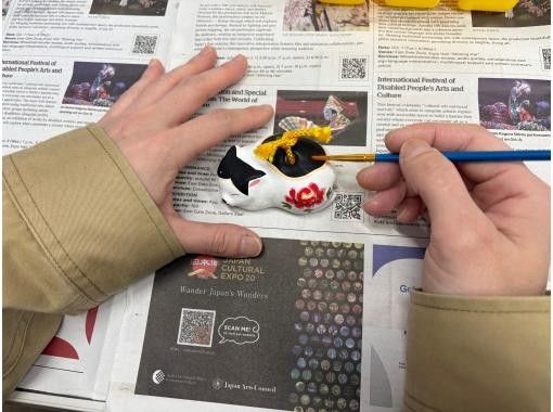 【秋田県・横手市】横手市の伝統的工芸品『中山人形』ねむり猫の絵付け体験 【秋田県・横手市】横手市の伝統的工芸品『中山人形』ねむり猫の絵付け体験