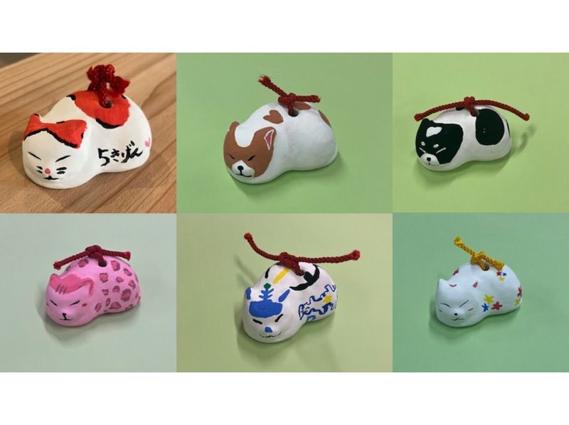 【秋田県・横手市】横手市の伝統的工芸品『中山人形』ねむり猫の絵付け体験の紹介画像