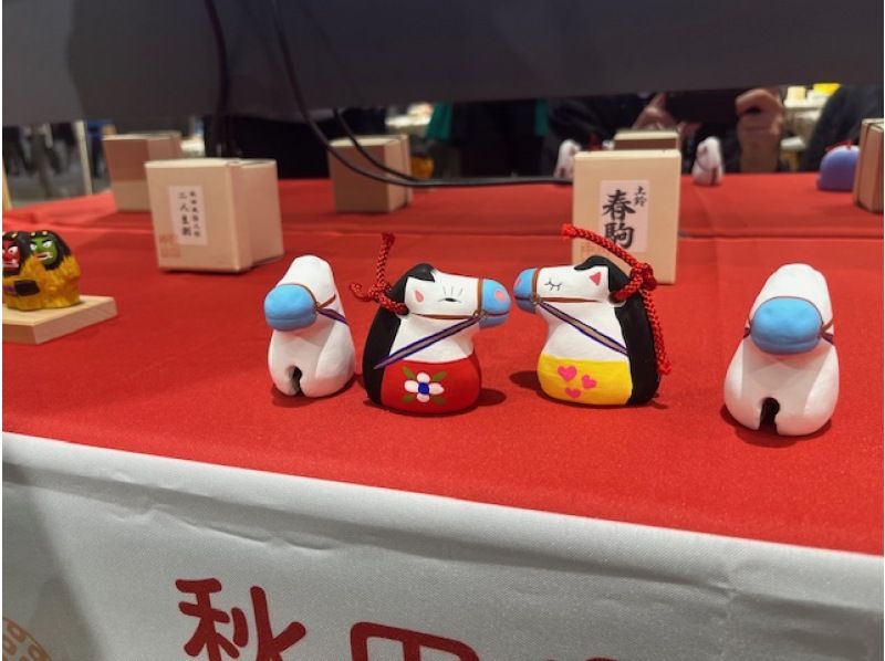 【秋田県・横手市】&rdquo;４個限定&rdquo;横手市の伝統的工芸品『中山人形干支馬』春駒の絵付け体験の紹介画像