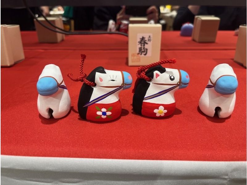【秋田県・横手市】&rdquo;４個限定&rdquo;横手市の伝統的工芸品『中山人形干支馬』春駒の絵付け体験の紹介画像