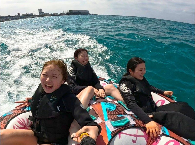 ③【沖縄・那覇】新規OPEN記念‼️今だけお得な割引キャンペーン開催中❣️当日予約OK‼️現地で3種選べるバナナボートプラン❤️の紹介画像