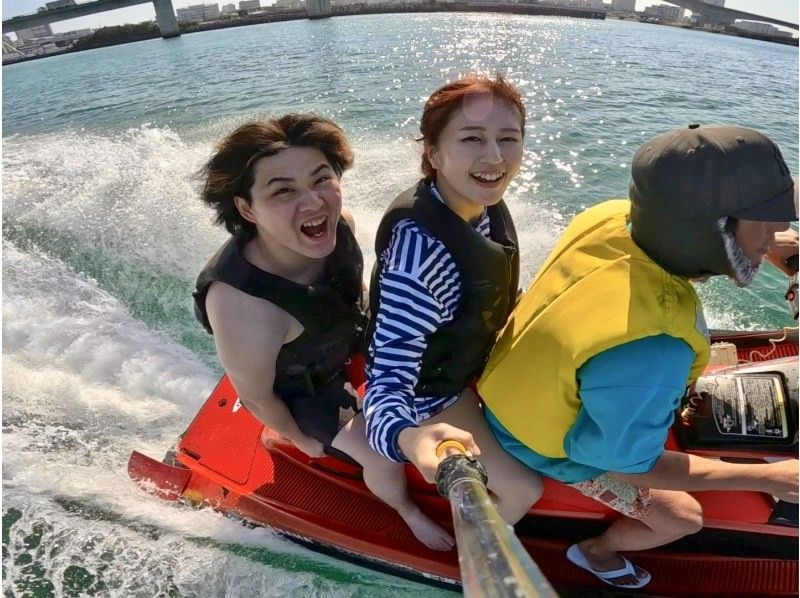 ①【沖縄・那覇】新規OPEN記念‼️今だけお得な割引キャンペーン開催中❣️ 当日予約OK♪現地で1種選べるバナナボートプラン❤️の紹介画像