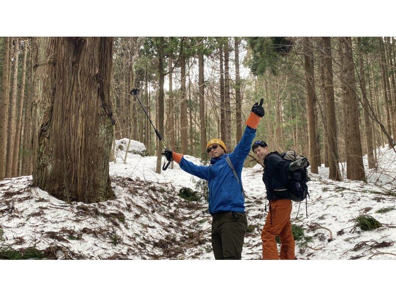 【秋田・二ツ井町】修験の山「高岩山/高岩神社」をかんじきで一緒に目指そう！半日コースの紹介画像