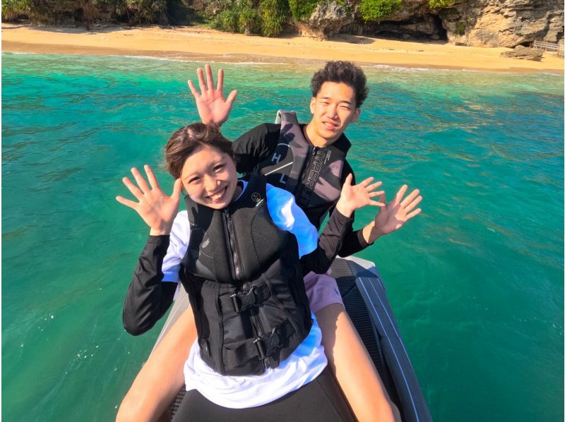 ⑦【宜野湾・北谷】新規OPEN記念‼️今だけお得な割引キャンペーン開催中❣️３種類チョイス組み合わせ自由❤️フライボード&バナナボート❤️の紹介画像