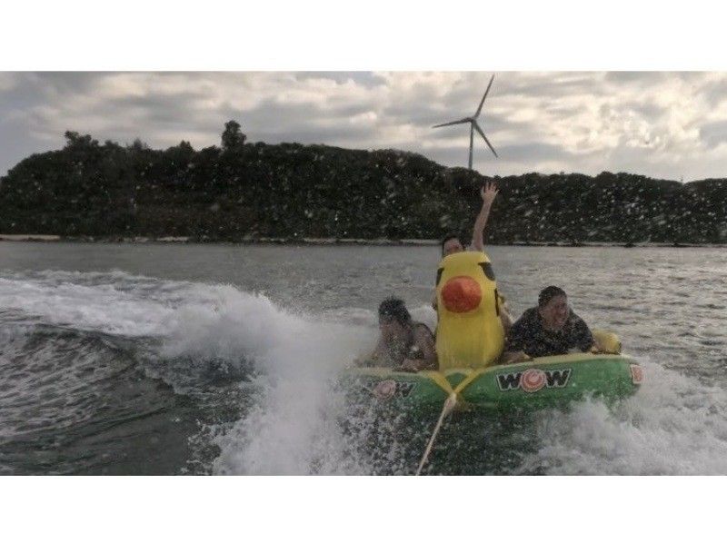 【名護市・今帰仁村・古宇利島】マリンスポーツ８種類遊び放題90分プラン！現地でお好きな乗り物選んでいただき時間内遊び放題大満足大爆笑プラン！の紹介画像