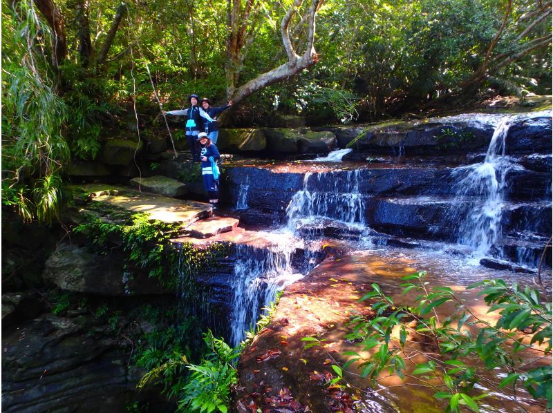 【沖縄・西表島】世界自然遺産の島【1日1組様限定】 B.カヌー体験クーラの滝つぼ＆沢歩き半日（午前）、軽食付きコースの紹介画像