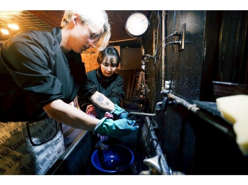 【山梨・河口湖】藍染&times;シルクスクリーン体験｜世界に1枚のオリジナル手ぬぐい・Tシャツの紹介画像