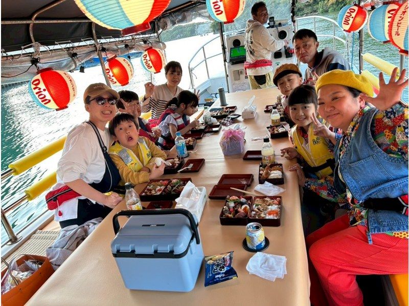 【沖縄・嘉手納】沖縄では珍しい！屋形船クルーズ｜貸切90分・120分｜サンセット＆夜景｜ドリンク付き★｜食事オプションありの紹介画像