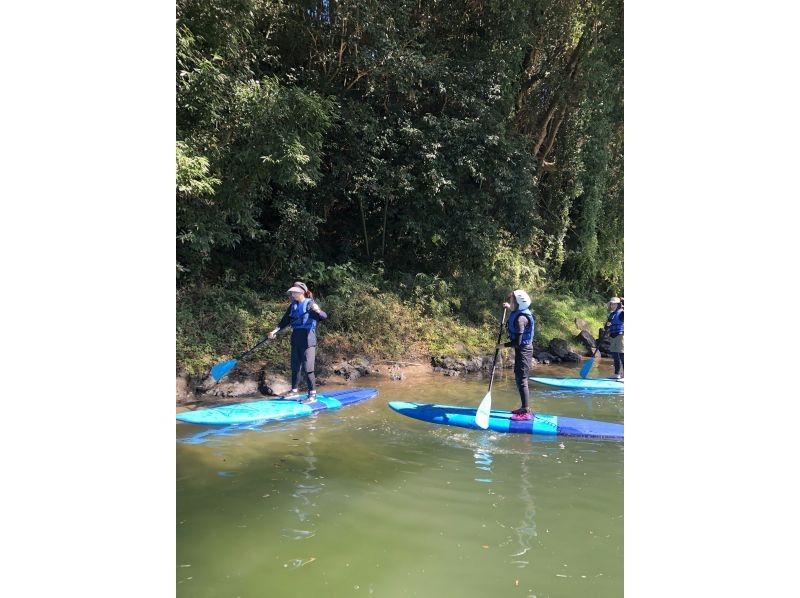 【那珂川サップ】茨城・清流の那珂川で初めての方からサップを楽しむ体験ツアー 【初心者～・初期講習あり】の紹介画像