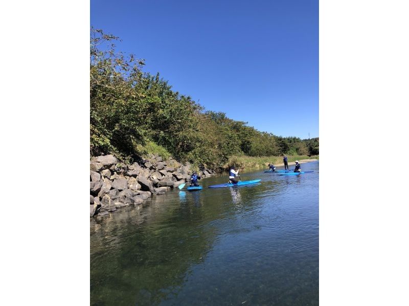 【那珂川サップ】茨城・清流の那珂川で初めての方からサップを楽しむ体験ツアー 【初心者～・初期講習あり】の紹介画像