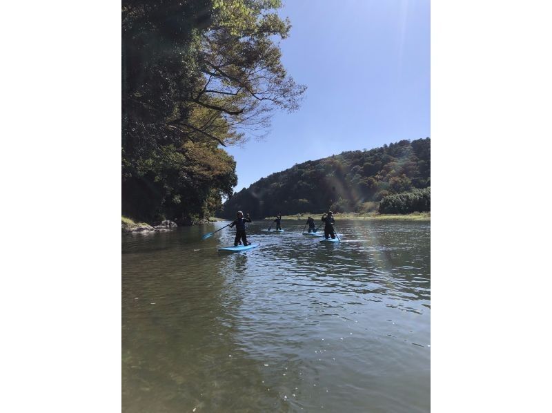 【那珂川サップ】茨城・清流の那珂川で初めての方からサップを楽しむ体験ツアー 【初心者～・初期講習あり】の紹介画像