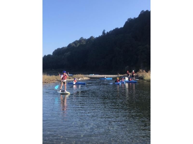 【那珂川サップ】茨城・清流の那珂川で初めての方からサップを楽しむ体験ツアー 【初心者～・初期講習あり】の紹介画像