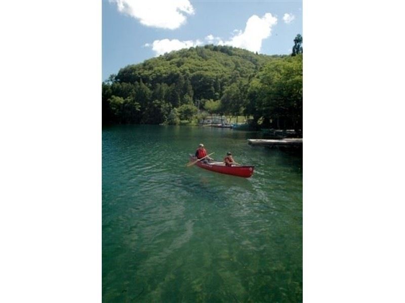 【長野・大町市　カナディアンカヌー】日本語ガイド　講習～青木湖2時間【ランチorBBQ付コース有】の紹介画像