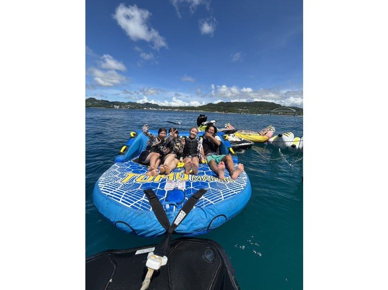 【沖縄・本部】★わくわくドキドキ　ボートシュノーケル＆マリンパック3セット！！ 初めてでも安心、インストラクターと沖縄の海を満喫の紹介画像