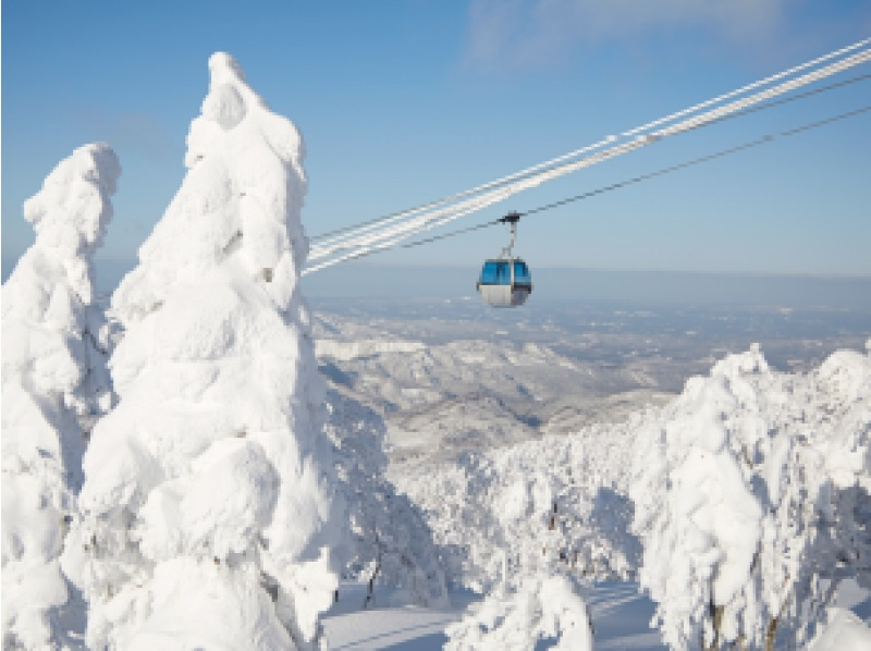 【秋田県・北秋田／能代山本】3/4-5 今シーズンラストチャンス！ 日本三大樹氷「森吉山」スノーモンスターに出会える １泊２日 秋田旅！の紹介画像