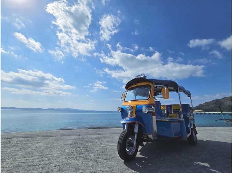 【沖縄・本部町】海と風を感じるトゥクトゥク体験｜3時間〜24時間レンタル・普通免許(AT限定可)OK・美ら海水族館近く！の紹介画像