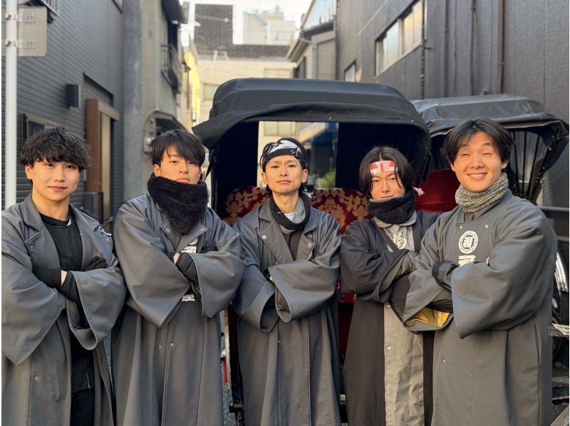 【東京・浅草】人力車観光AJ特別20分コース！雷門からすぐ！初めての方におすすめの紹介画像