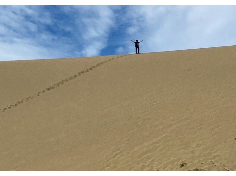 【鳥取・鳥取砂丘】スノーシューとトレッキングポールをレンタル！鳥取砂丘の新しい歩き方「o砂n歩」を楽しむの紹介画像