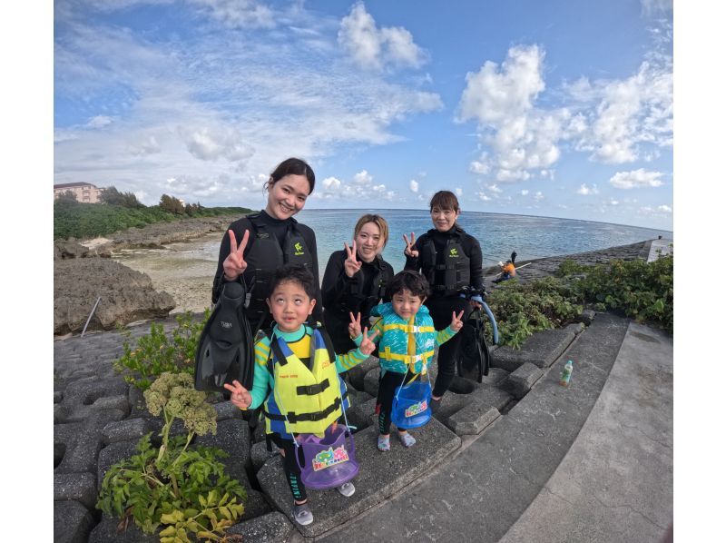 【沖縄・宮古島(伊良部島)】保育士ガイドによる1組限定の貸切サンゴ&お魚シュノーケルツアー（ツアー後の預かり保育も可）の紹介画像