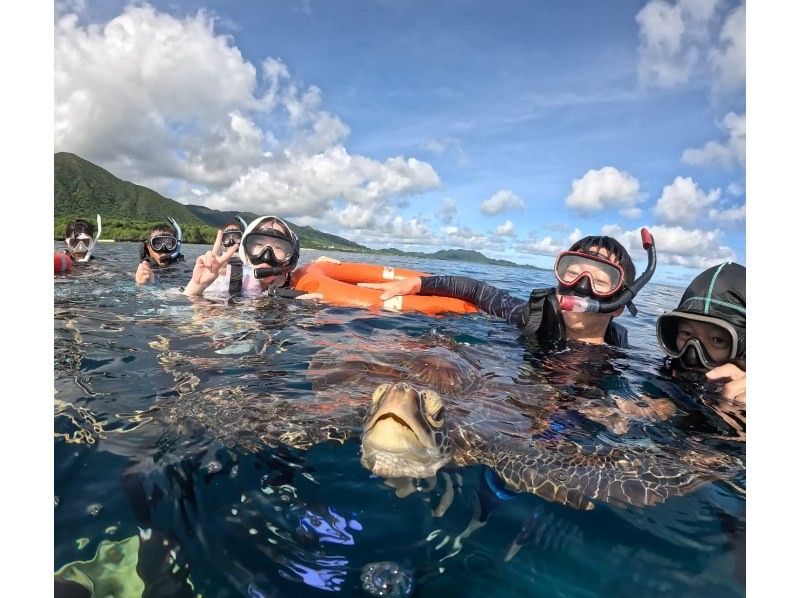 【石垣島】★4年連続ウミガメ遭遇率100％継続中★《ウミガメシュノーケル》2歳〜70歳OK・当日予約・4K動画&写真無料・初心者大歓迎の紹介画像