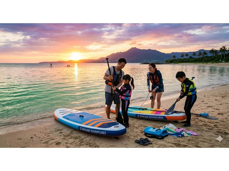 石垣島で新装OPEN！サンセットSUPが今だけ特別価格。ドローン撮影付＆トイレ・シャワー完備で女性も安心。贅沢な夕日を最高の思い出に。の紹介画像