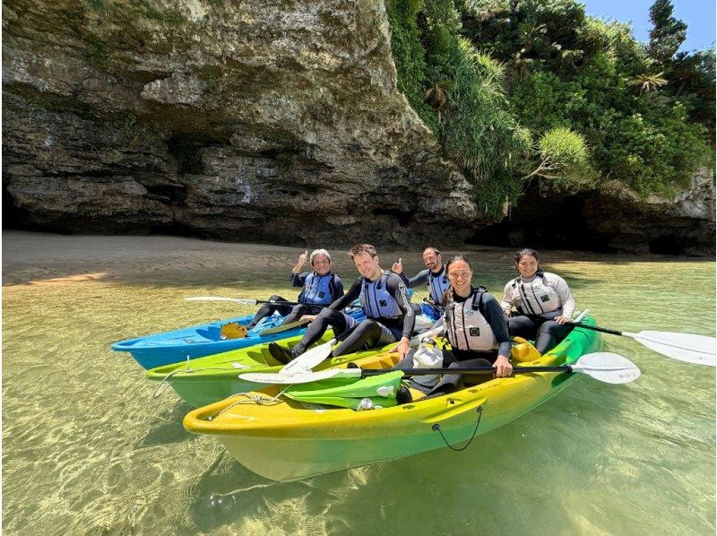 【石垣島カヤック&シュノーケル】秘境ポイントでサンゴ礁と熱帯魚を満喫｜器材無料・写真動画無料・ドローン空撮無料の紹介画像