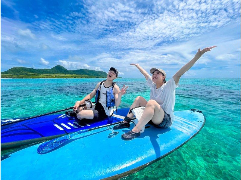 【石垣島SUPシュノーケル】秘境ポイントでサンゴ礁と熱帯魚を満喫｜器材無料・写真動画無料・ドローン空撮無料の紹介画像