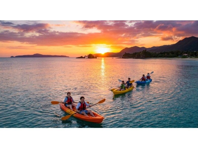 石垣島の夕景カヤック&times;バレルサウナ！ドローン撮影＆新店割引。シャワー・トイレ完備の快適空間で、最高に贅沢な休日を体験。の紹介画像