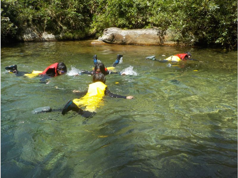 【岐阜県　奥長良川】SUP（サップ）とキャニオニングをWコンボ。W癒し系アウトドア体験の紹介画像