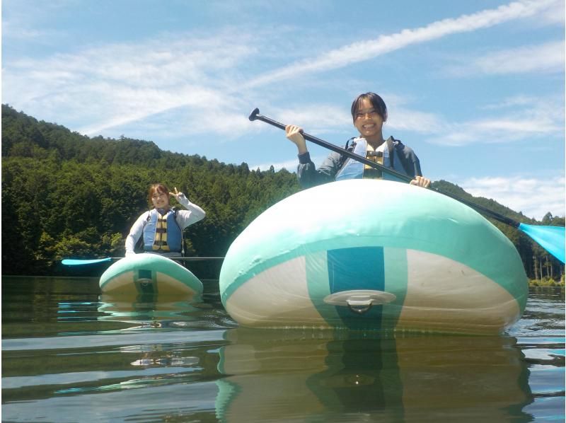 【岐阜県　奥長良川】美しすぎる渓谷美でプチSUP（サップ）体験。これぞキャニオンSUP！小学生OK！の紹介画像