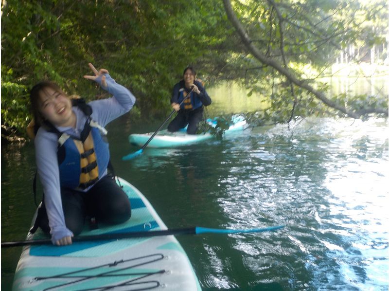 【岐阜県　奥長良川】美しすぎる渓谷美でプチSUP（サップ）体験。これぞキャニオンSUP！小学生OK！の紹介画像