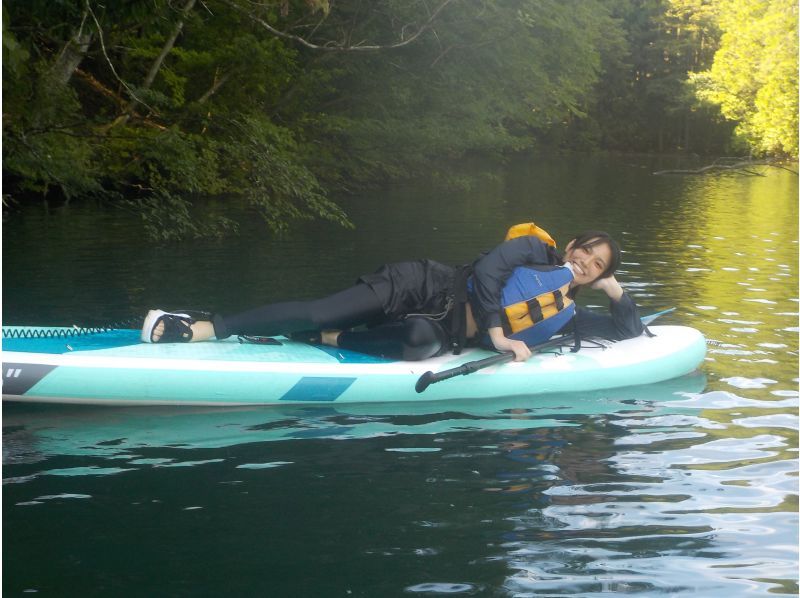 【岐阜県　奥長良川】美しすぎる渓谷美でプチSUP（サップ）体験。これぞキャニオンSUP！小学生OK！の紹介画像