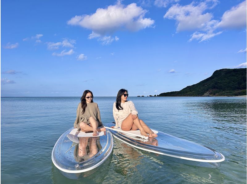 宮古島【当店人気No.1セット】ウミガメシュノーケル＆クリアSUP体験｜初心者OK・写真データ無料・当日予約可★学割★【卒業旅行歓迎】の紹介画像