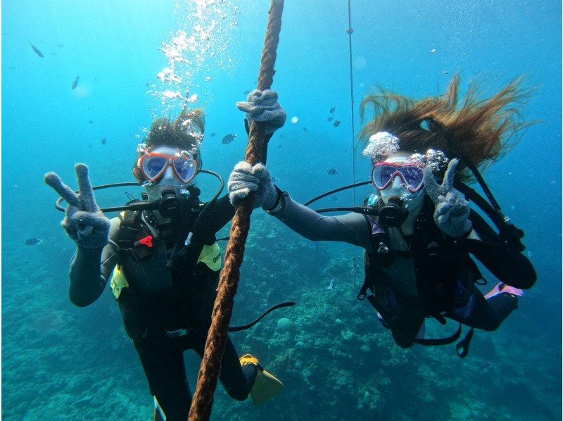 【恩納村青の洞窟⭐️貸切体験ダイビング】１人からOK！無料写真撮影★女性スタッフ在籍★当日予約、手ぶらで参加OK！シャワー、ドライヤー完備！の紹介画像