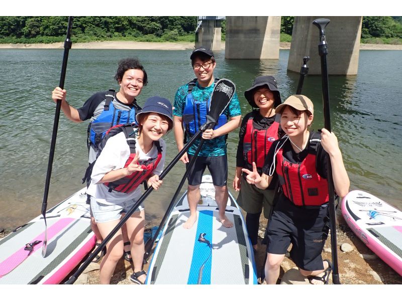 【宮城 ・仙台】大倉ダムSUP・絶景ツーリングツアー/女性やカップルに大人気のアウトドアスポーツです！の紹介画像
