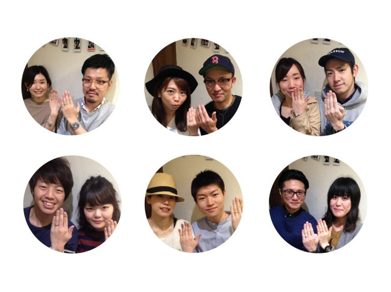 【仙台駅前・完全貸切】ペアリング手作り体験（70分～90分）お洒落なジュエリー工房で2人だけの思い出を♪の紹介画像