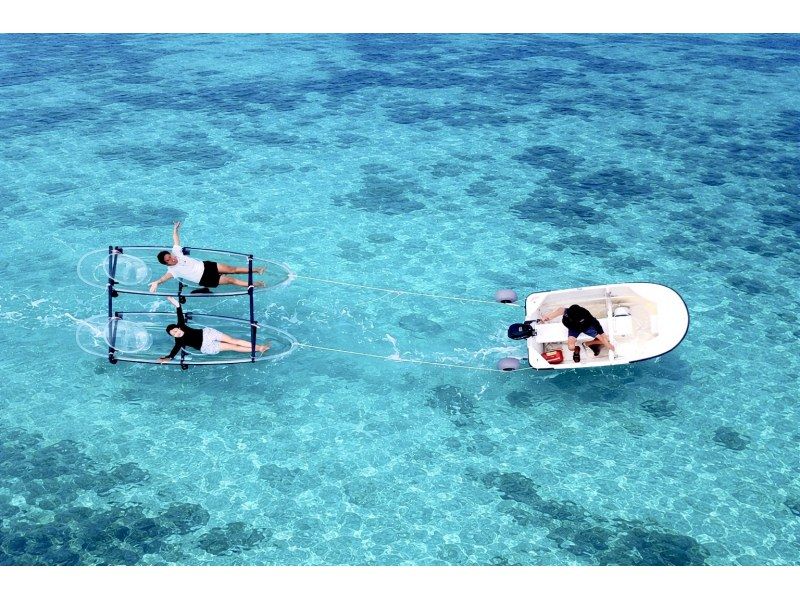 石垣島NO1&rdquo;川平&rdquo;【ボートで牽引クリアカヤックツアー】トイレ・更衣室・シャワールーム完備！5歳〜70歳の紹介画像
