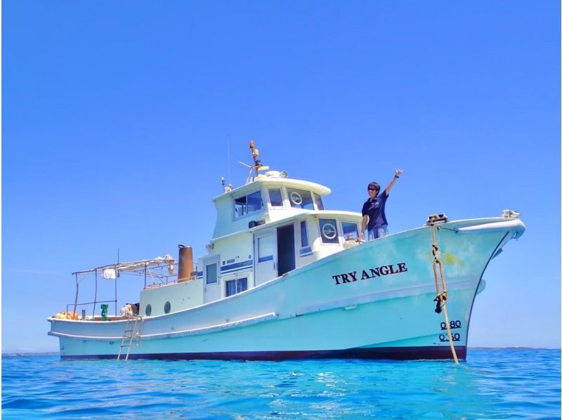 【沖縄北部・本部町】1グループ貸し切りボートシュノーケリング 初心者歓迎・少人数制 色とりどりの珊瑚が広がる水納島・瀬底島近海の紹介画像