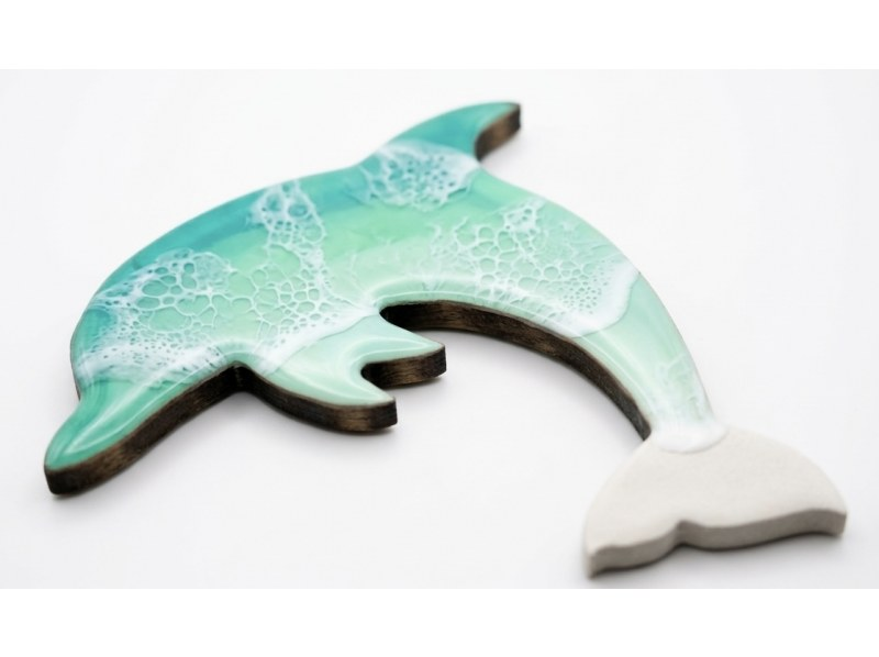 【沖縄・久米島】海を再現！レジン波アート体験｜初心者歓迎・手ぶらOKの紹介画像