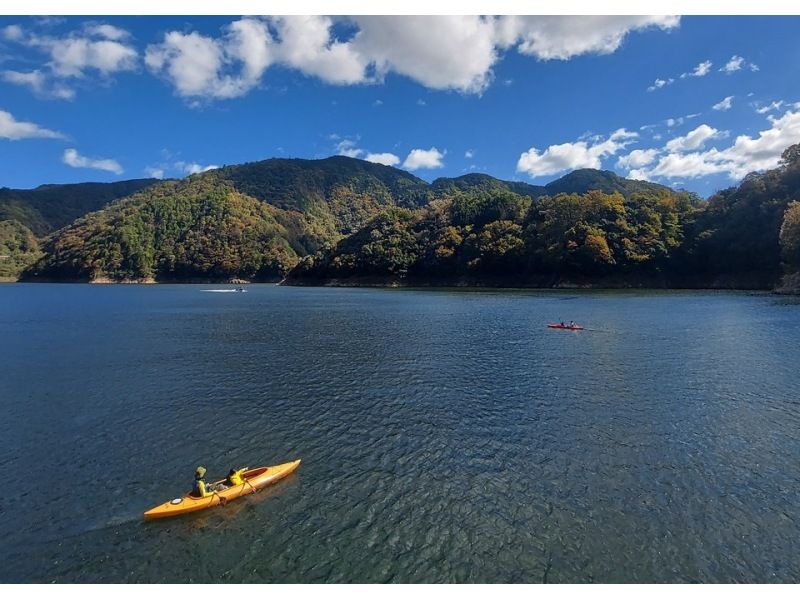 【広島・三段峡】湖・カヤック/カヌー120分｜龍姫湖カヤックレイククルージングの紹介画像