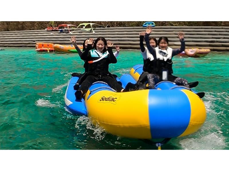 【沖縄・恩納村・古宇利島・東海岸】各種絶叫トーイングor爽快ジェットスキー体験｜写真・動画無料｜初心者OKの紹介画像
