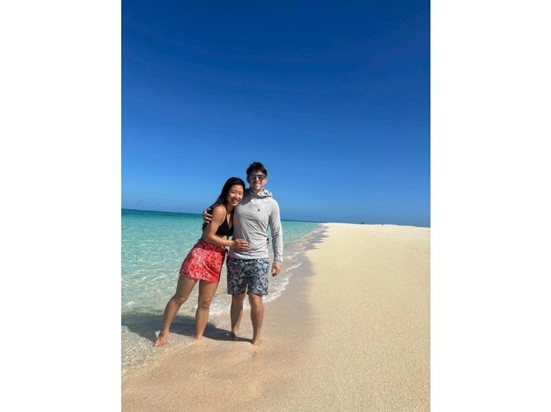 【久米島・はての浜】相乗り！地元に生まれ育ったうみんちゅが案内する絶景シュノーケリング！（フィン・マスク貸出し無料、写真動画プレゼント）の紹介画像