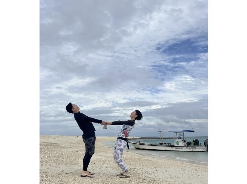 【久米島・はての浜】相乗り！地元に生まれ育ったうみんちゅが案内する絶景シュノーケリング！（フィン・マスク貸出し無料、写真動画プレゼント）の紹介画像