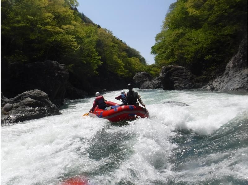 ✅春限定の1日コース【群馬/みなかみ/ラフティング5時間】日本トップクラスの激流へ！群馬名物『登利平』の鳥めし弁当付き！の紹介画像