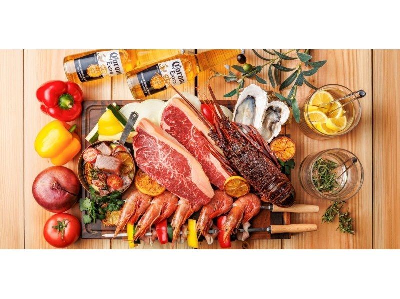 【早割り・17:30まで】BBQ＆ビアガーデン飲み放題付 《ハッピーアワープラン》4500円の紹介画像