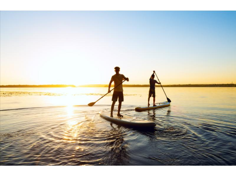 ＜SUP/SUPスノーケリング/Sunsetサップ＞【恩納村】1グループ毎に貸切開催◆冬季ウェットスーツ無料◆無料送迎あり◆Gopro無料のの紹介画像