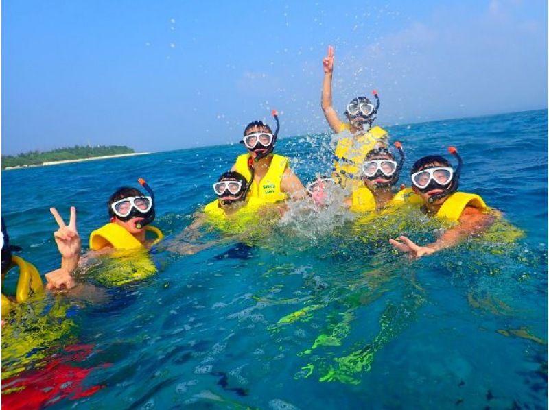 [沖縄·Minnajima島]一日游海水浴和划船浮潛（D計劃）の紹介画像
