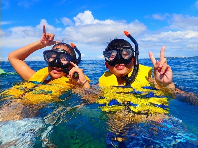 [沖縄·Minnajima島]一日游海水浴和划船浮潛（D計劃）の紹介画像