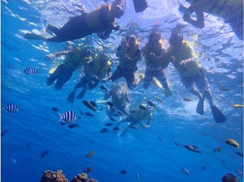 [Okinawa / Minna Island] D Plan ☆ Minna Island Day Trip Sea Bathing & Boat Snorkeling