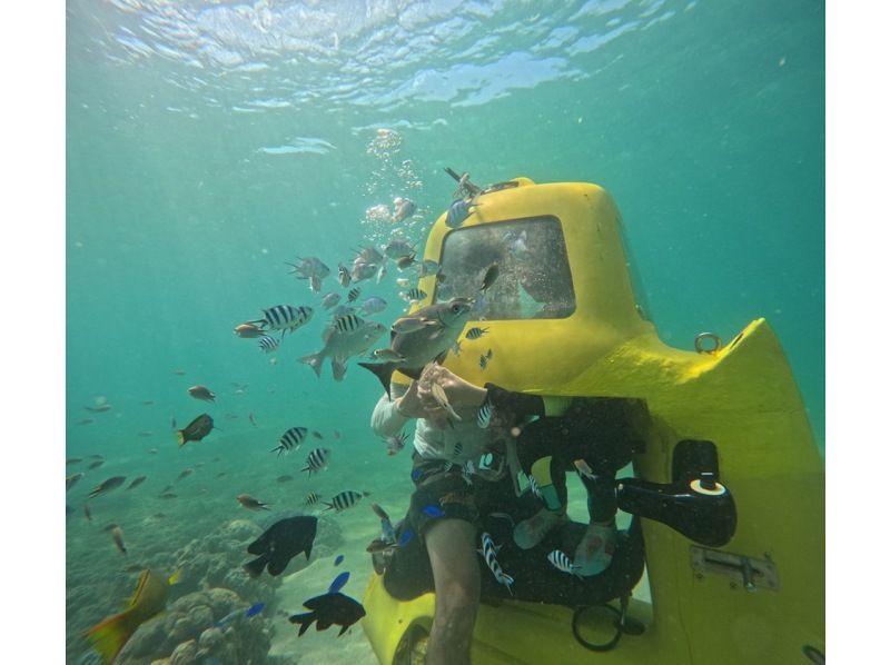 [Nago, Okinawa] Anyone from children to the elderly can easily dive! The latest marine activity "Diving Scooter" is right next to the Kouri Bridge!の紹介画像